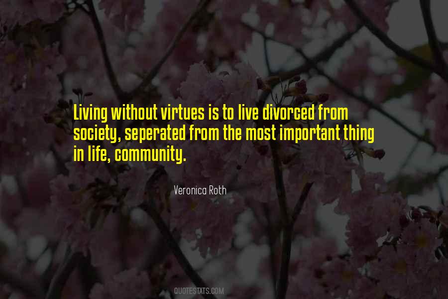 Virtues In Life Sayings #1572319