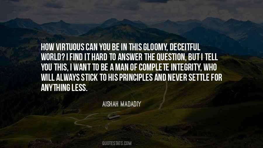 Virtues In Life Sayings #335206