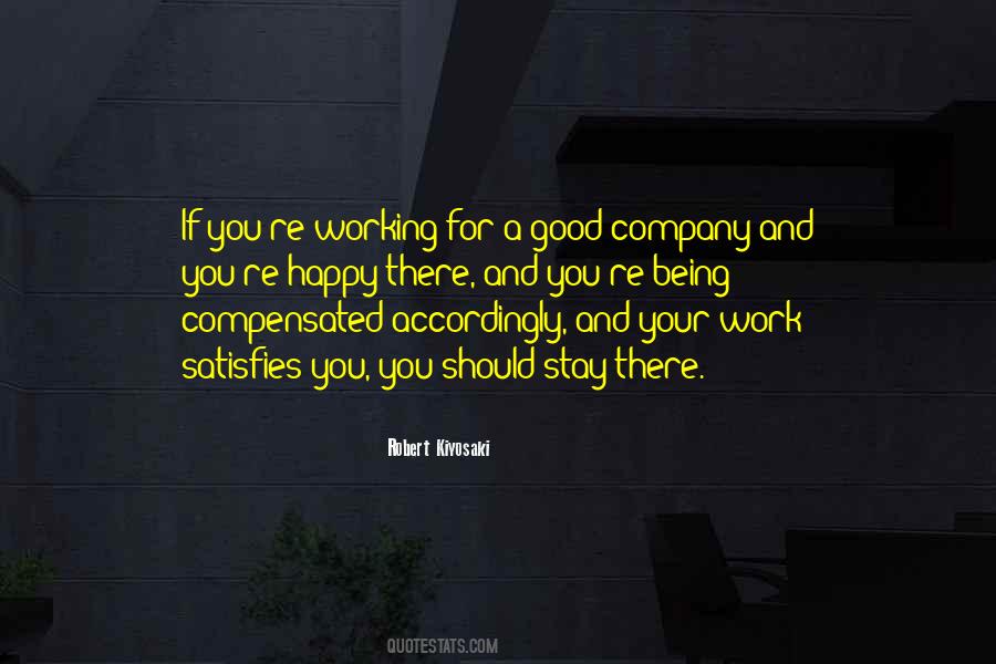 Good Working Sayings #41126