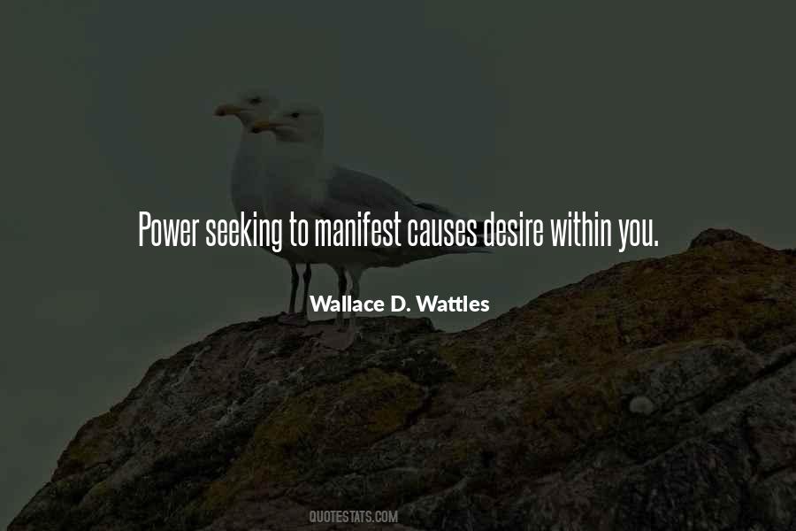 Wallace D Wattles Sayings #763714