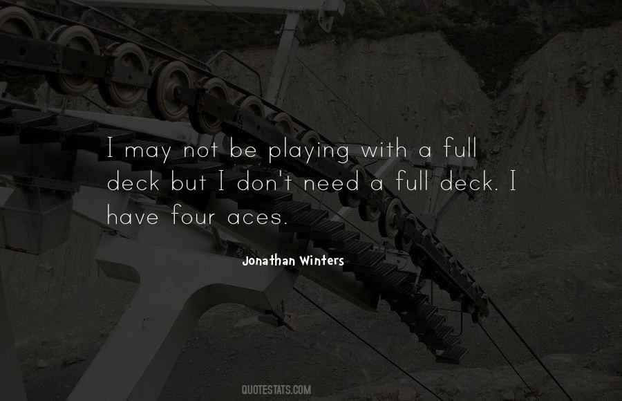 Quotes About Aces #1258093