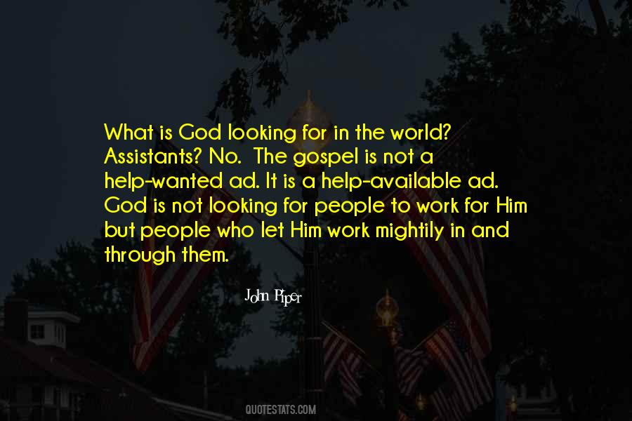 Help Wanted Sayings #1817682