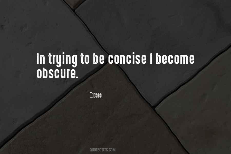 Quotes About Concise #284898