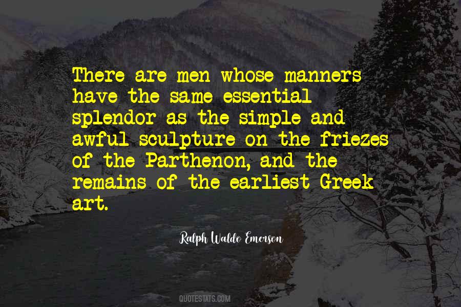 Quotes About Greek Art #391209
