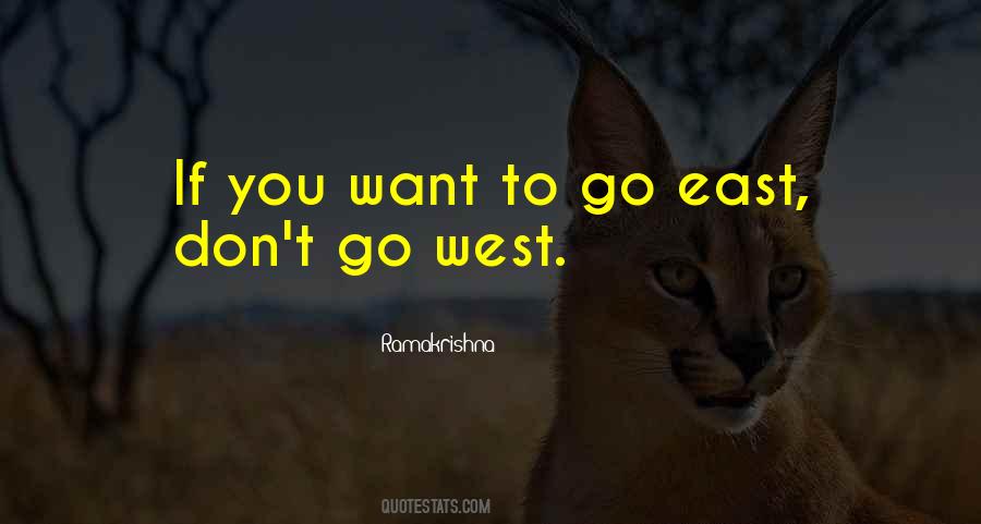 Go West Sayings #1542842