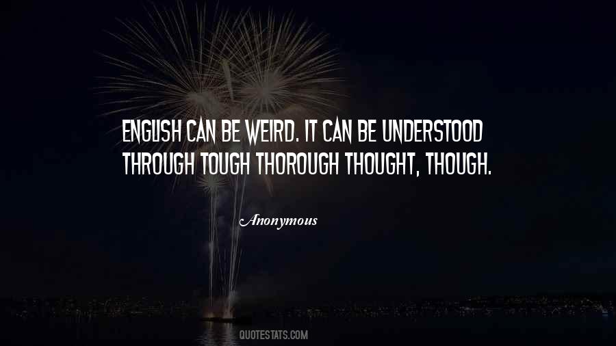 Weird English Sayings #348951