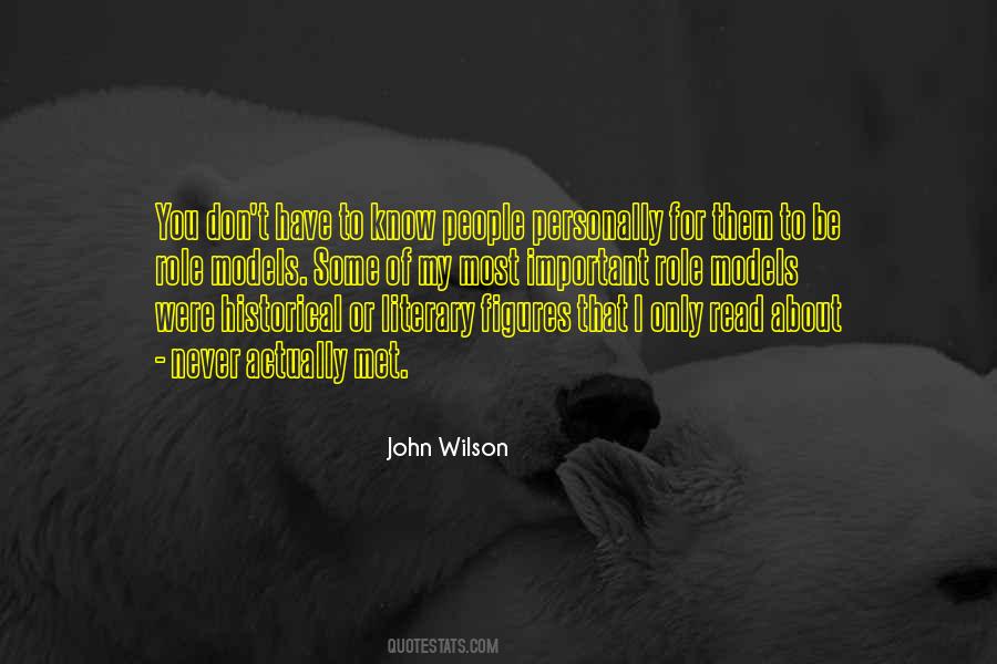 John Wilson Sayings #1229485