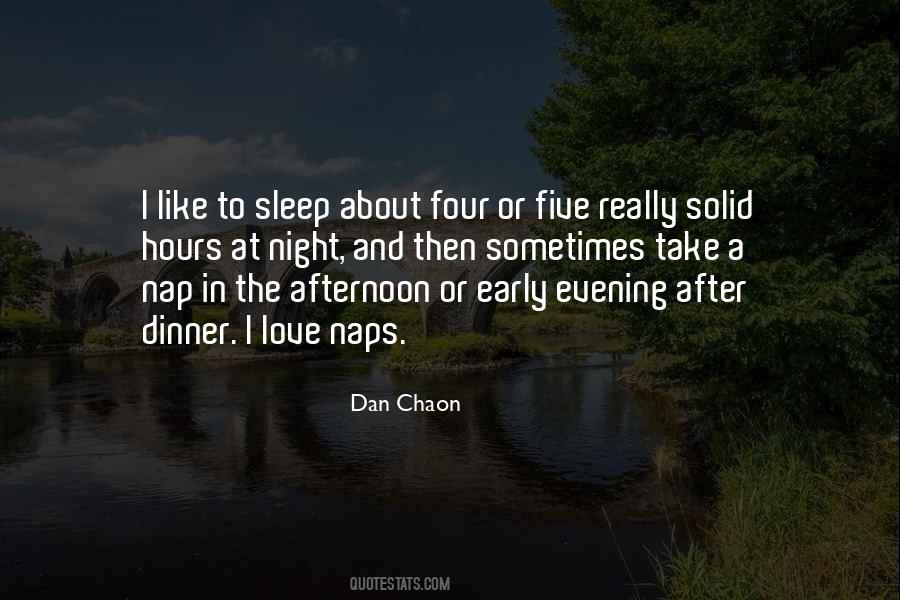 Quotes About Afternoon Nap #1535400