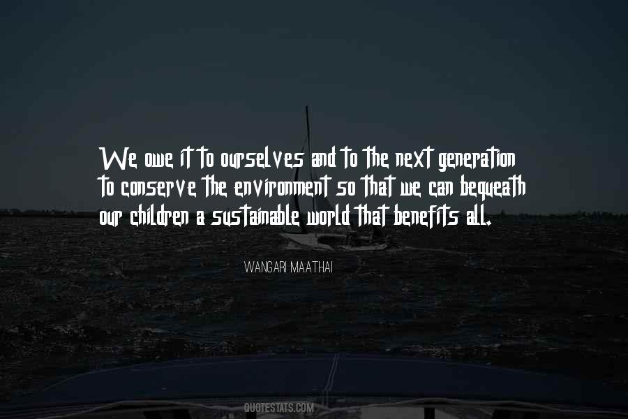 Quotes About Sustainable Environment #1244098