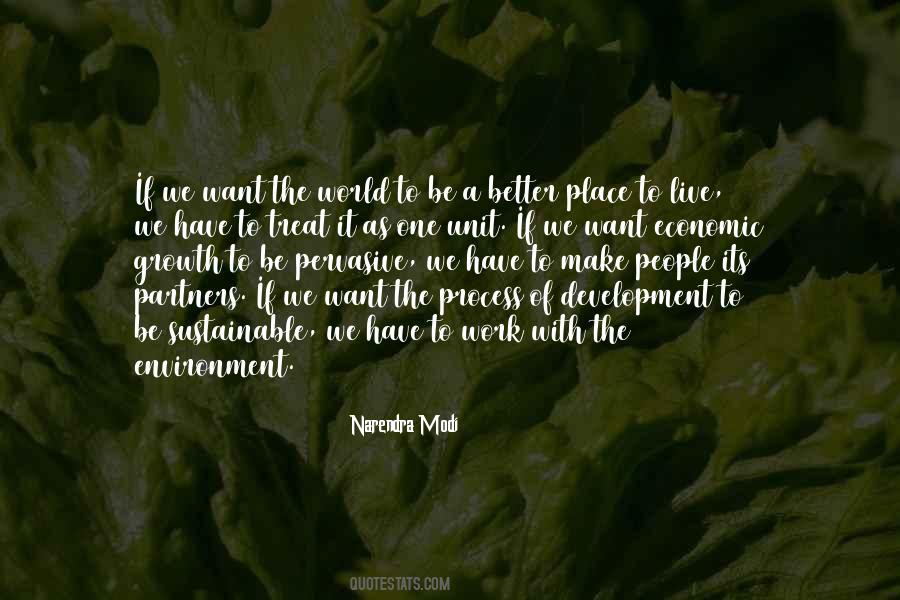 Quotes About Sustainable Environment #1275326