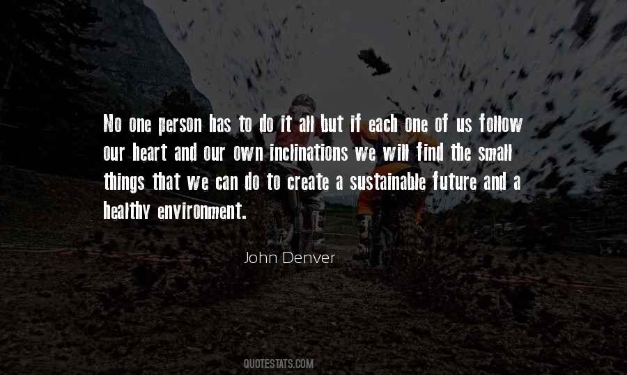 Quotes About Sustainable Environment #346320