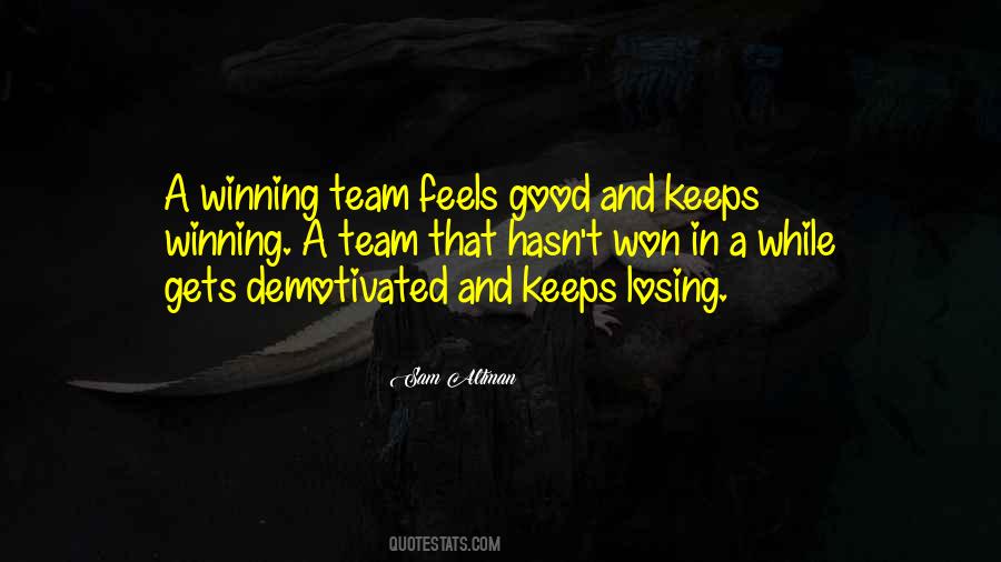 Winning Team Sayings #1783461