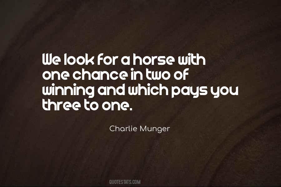 Winning Horse Sayings #1601606