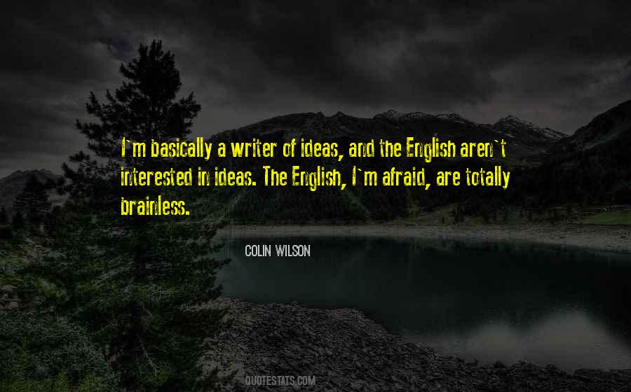 English Writer Sayings #1541101
