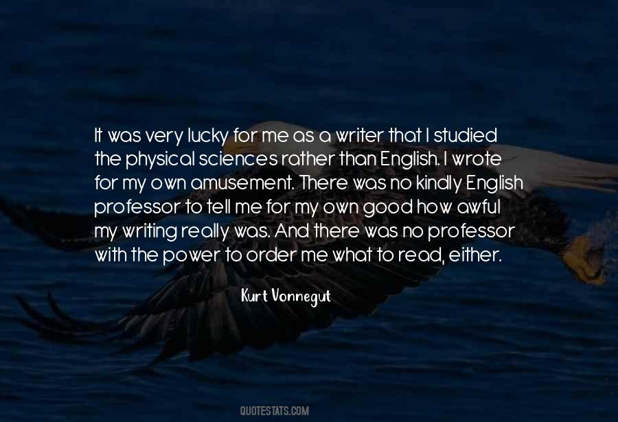 English Writer Sayings #1544470
