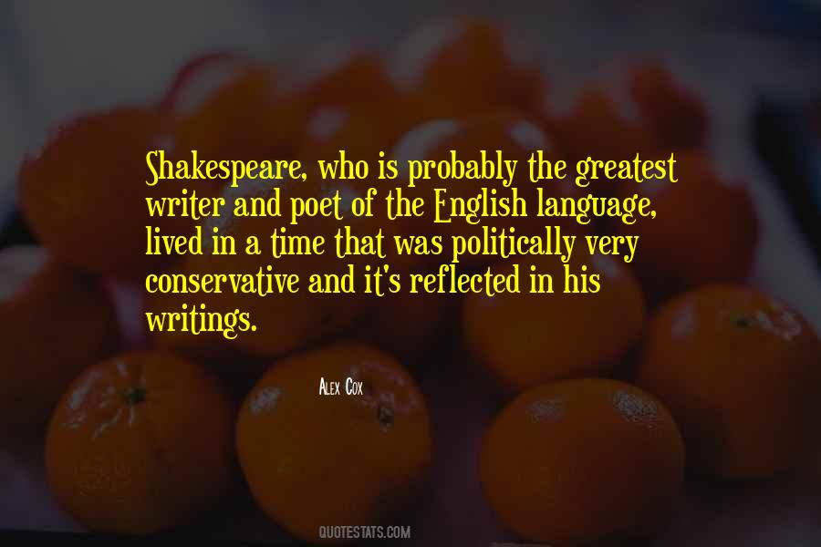 English Writer Sayings #1643435