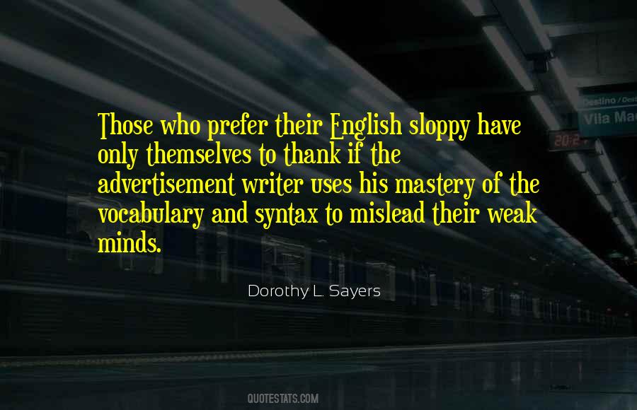 English Writer Sayings #1831987