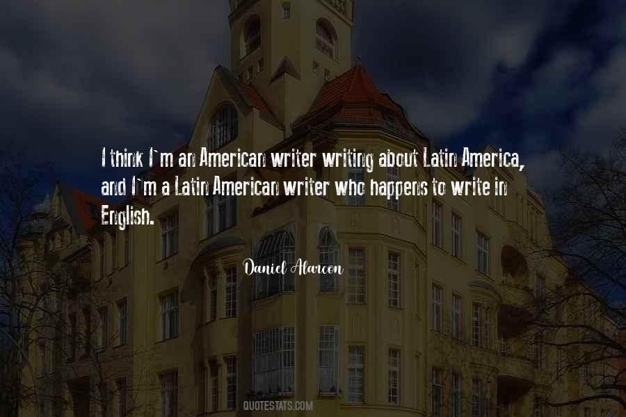 English Writer Sayings #301516