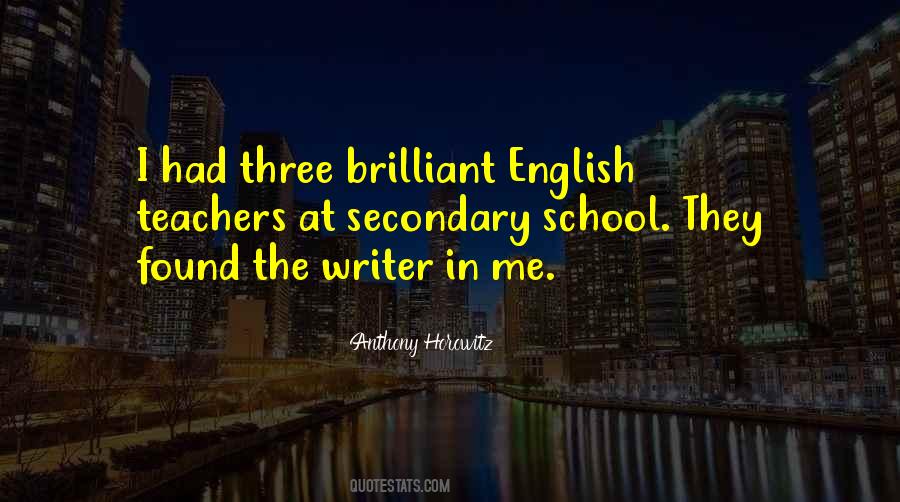 English Writer Sayings #308771