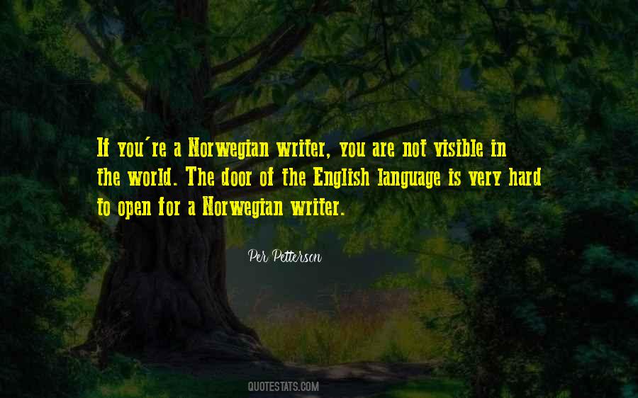 English Writer Sayings #765125