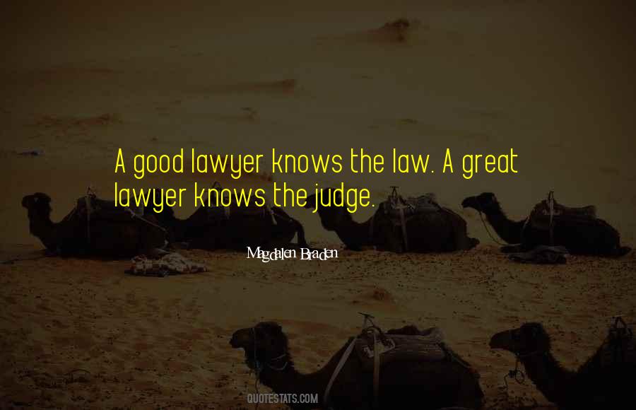 Good Lawyer Sayings #169121
