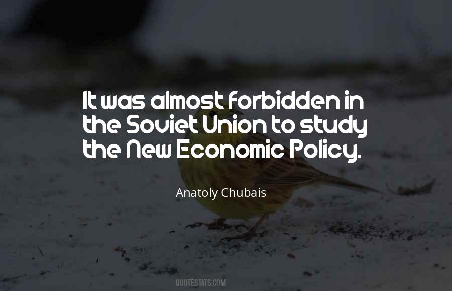 Quotes About Economic Policy #1088413