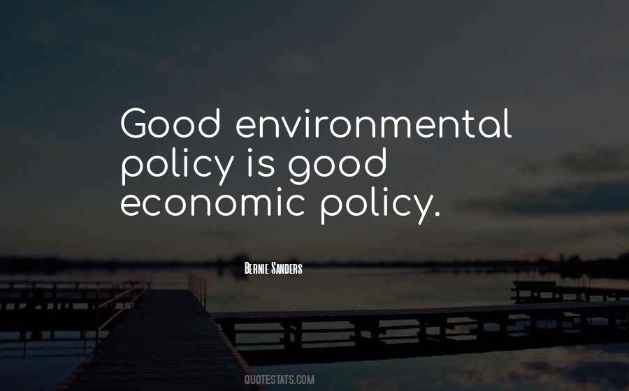 Quotes About Economic Policy #960163