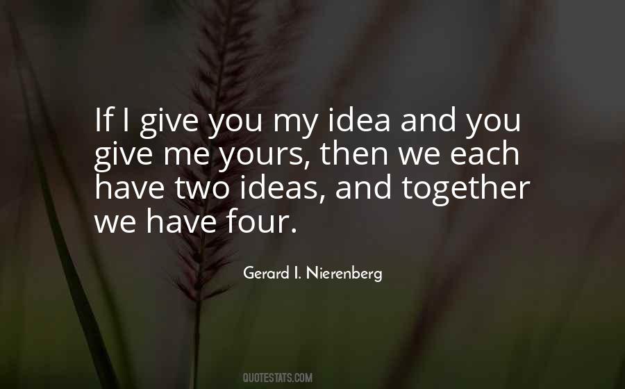 Give Me Sayings #1768739