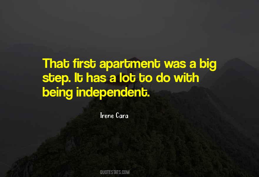 First Apartment Sayings #1014375