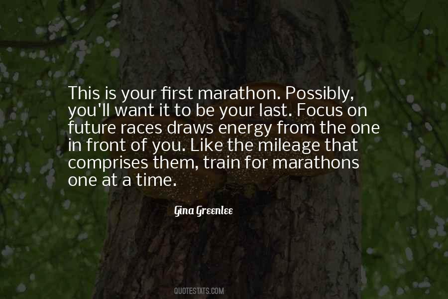 Quotes About Marathons #406844