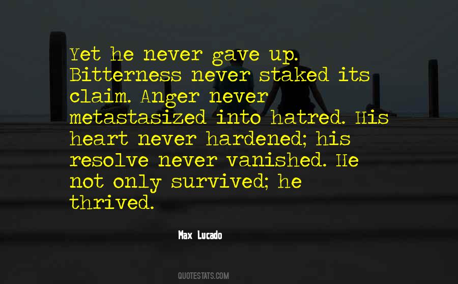 Quotes About Hatred In Your Heart #223290