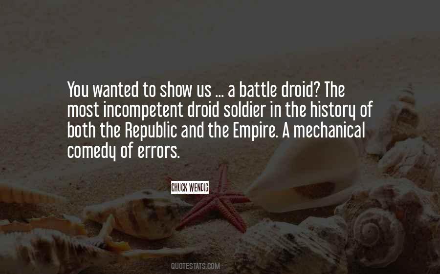 Battle Droid Sayings #20550