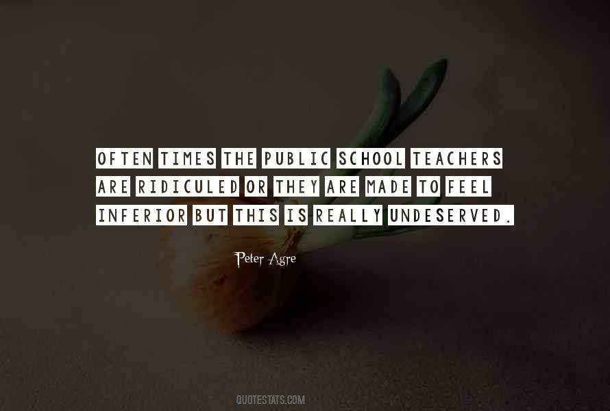 Quotes About Public School Teachers #1064002