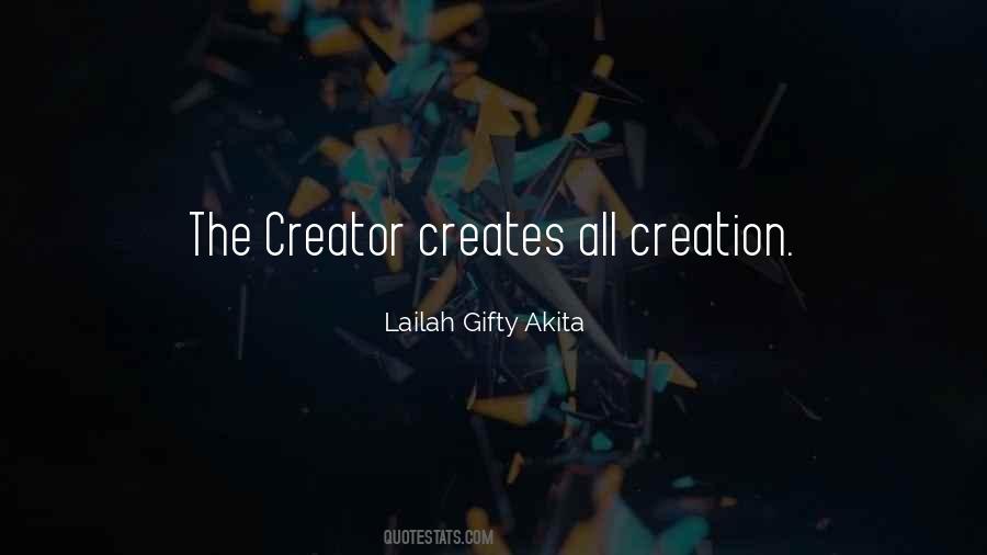 Quotes About Creation Of God #12711