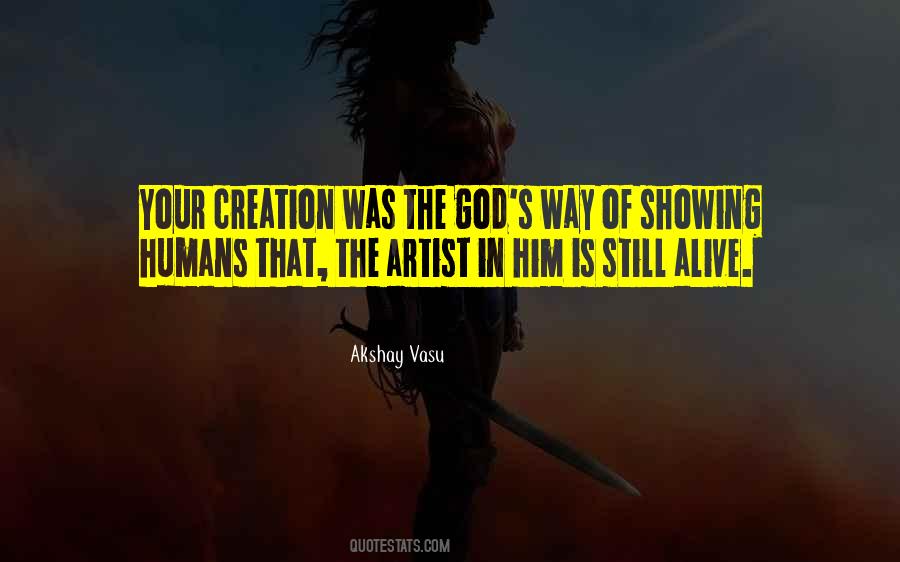 Quotes About Creation Of God #16152