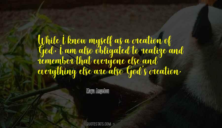 Quotes About Creation Of God #900246