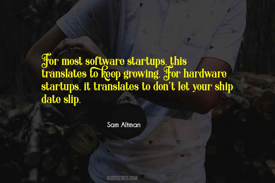 Quotes About Startups #175515
