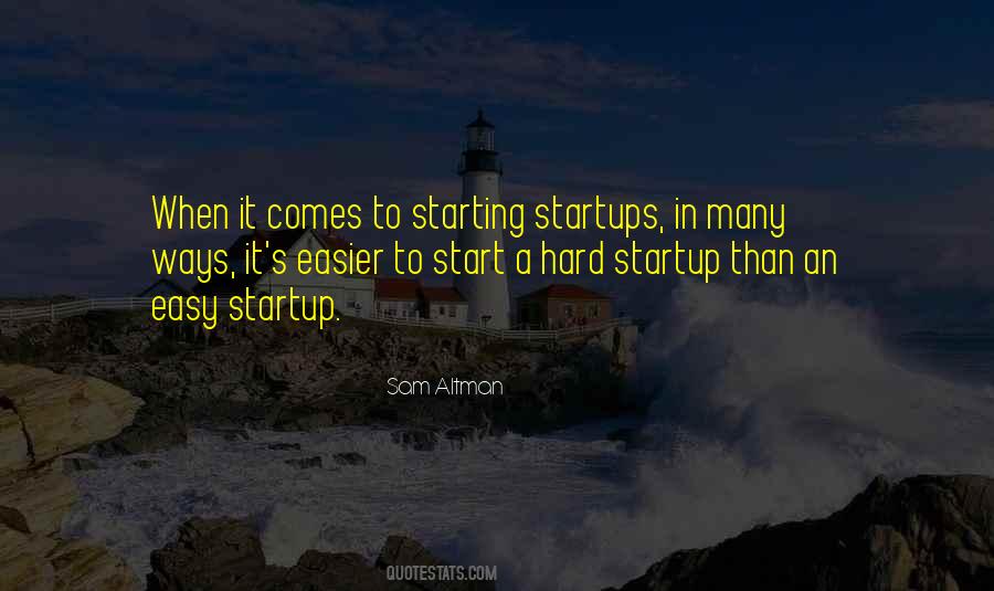 Quotes About Startups #457355