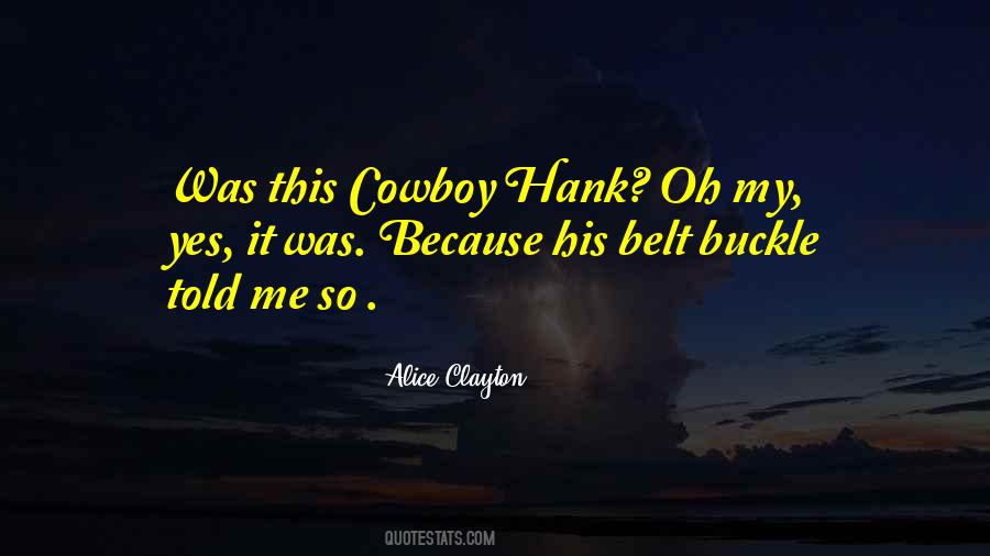 Cowboy Belt Buckle Sayings #861357