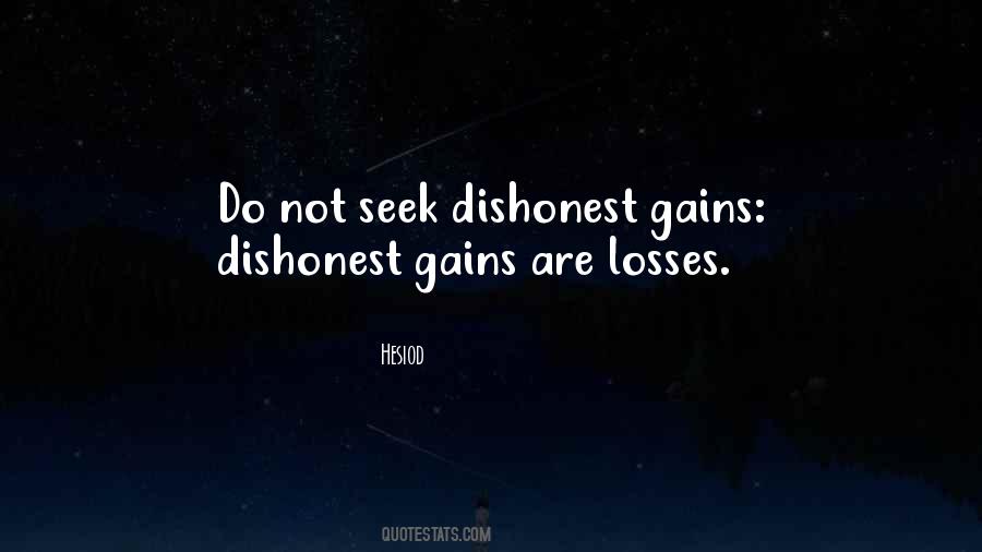 Quotes About Gains And Losses #1391332