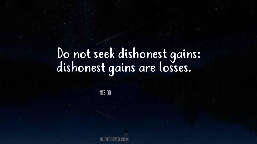Quotes About Gains And Losses #1391332