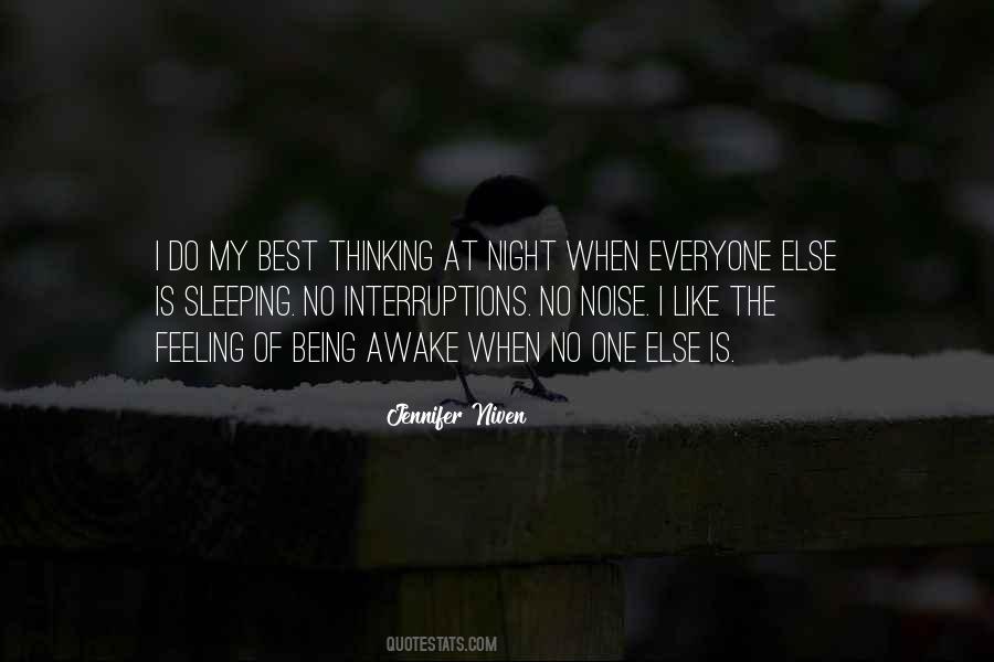 Quotes About Thoughts At Night #1822530