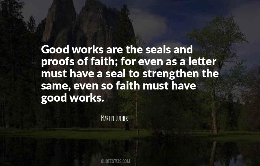 Quotes About Faith And Good Works #1154556