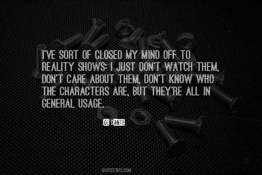 Closed Mind Sayings #1447708