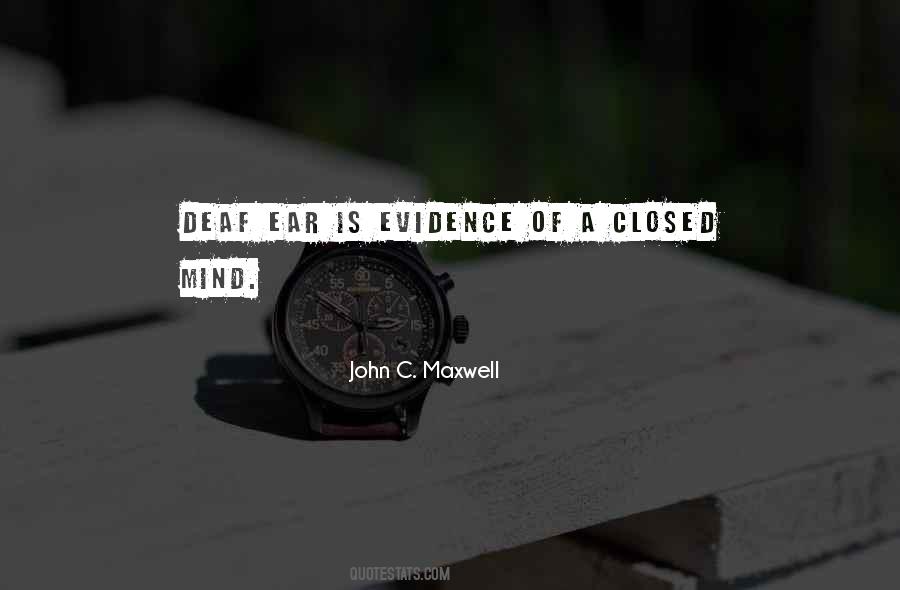 Closed Mind Sayings #736688