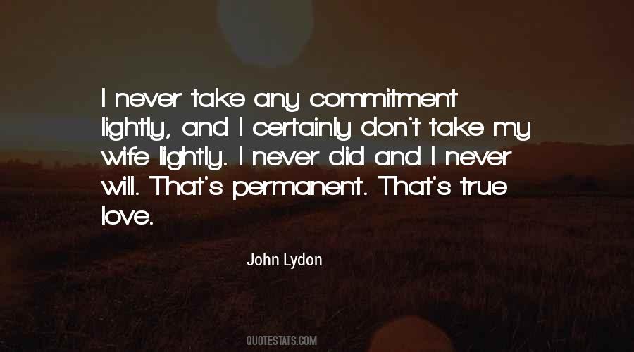 Love Commitment Sayings #379545