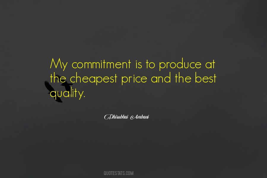 Quality Commitment Sayings #1217003