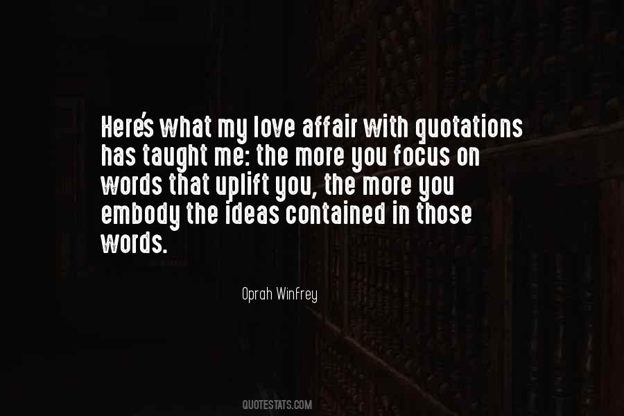 Quotes About Love Oprah #1163496