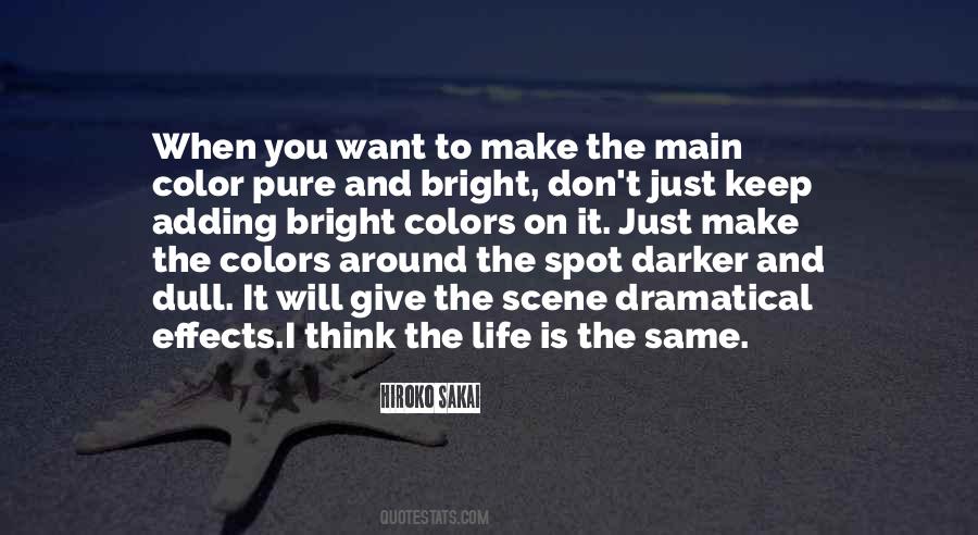 Quotes About Life Color #531331