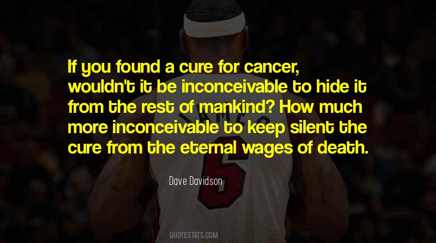 Cancer Cure Sayings #1581121
